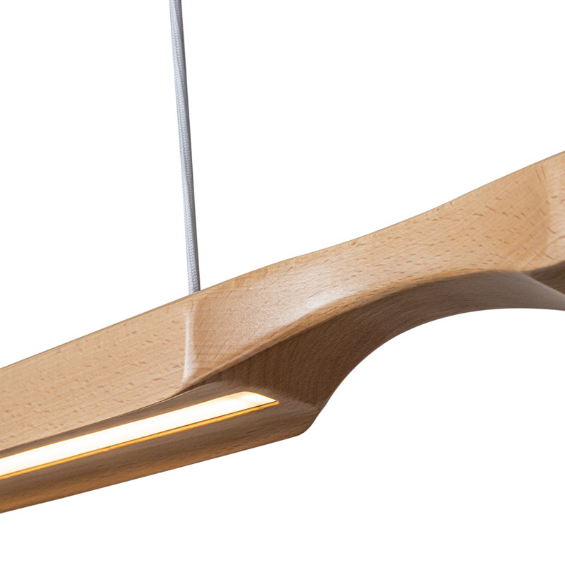 Dakota 42-In Linear Pendant, Brown