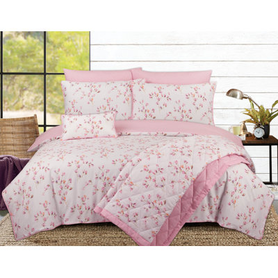 Cline Cotton Blend Solid Colour Bedspread