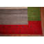 Tapis rayé à motif tribal Gabbeh