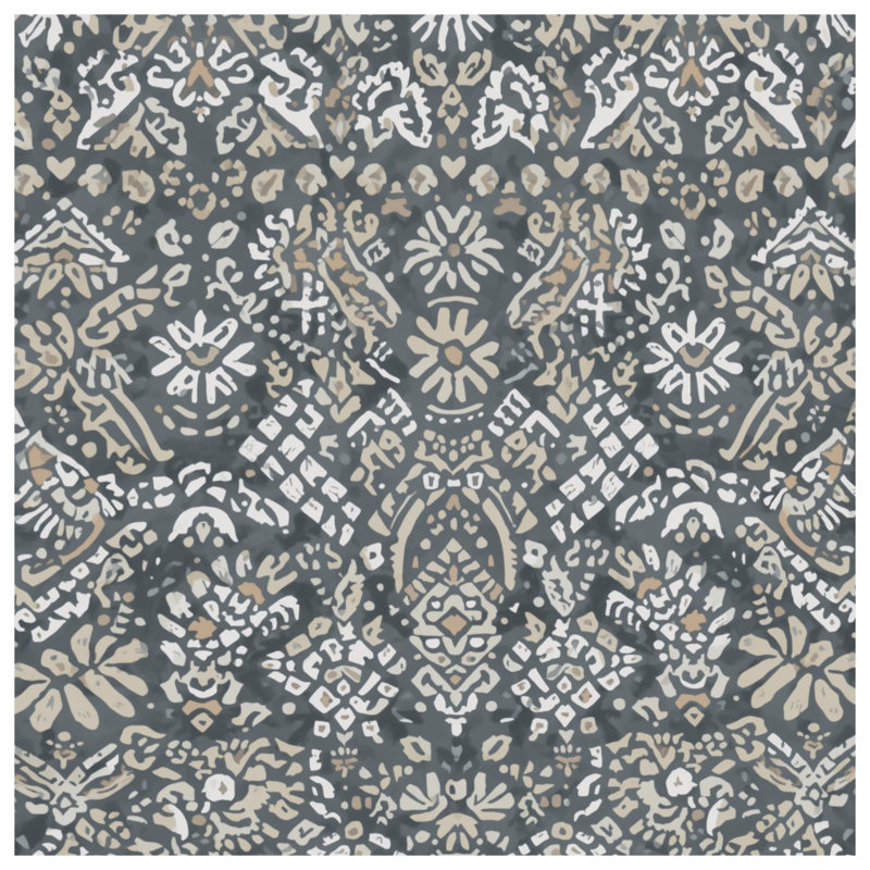 Detailed Damask Pattern Blankets, 50in W x 60in H