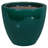 Caydin Round Ceramic Outdoor Planter - Dark Green - 14.5"-1388144722-1388144723