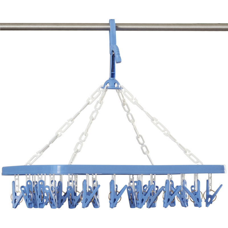 Metal Foldable Clip And Dry Hanger
