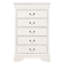 Commode Louisphillipe G02190-CH, blanche-2104635585