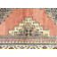 Tapis unique en laine noué à la main des années 1960 de 4 pi 1 po x 6 pi 6 po en rouge / beige / orange