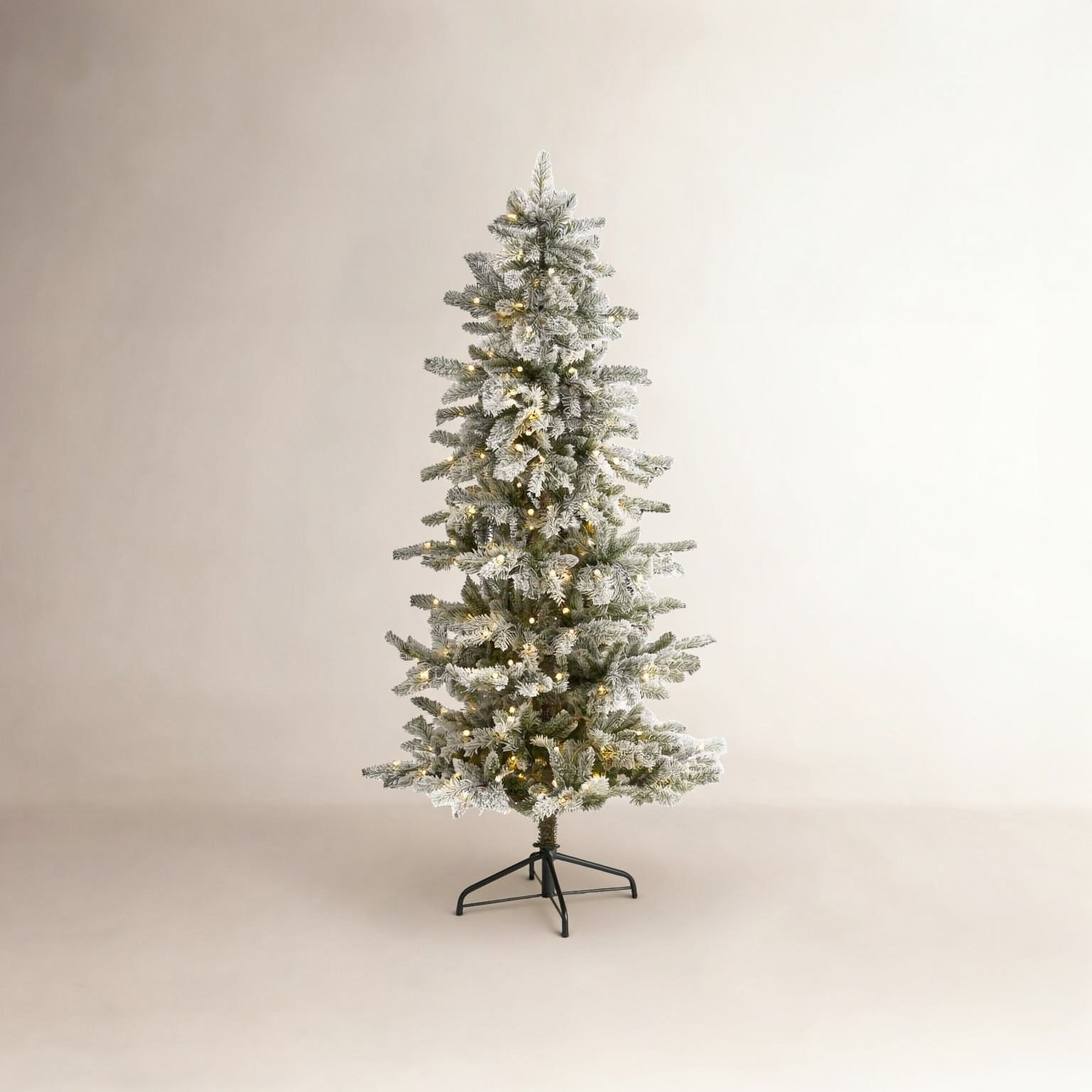 Lighted Artificial Christmas Tree, 6.5' H