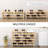 Stackable Wine Rack, Modular Storage Shelves, 72-Bottle Holder, Freestanding Display Rack For Kitchen, Pantry, Cellar, Natural