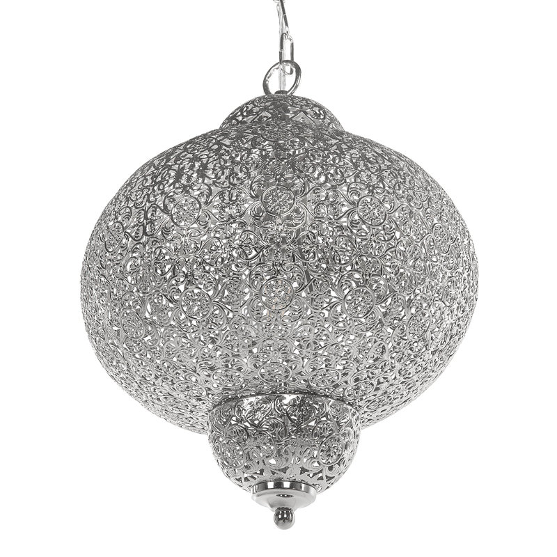 Khattabi 1 - Light Silver Unique/Statement Pendant