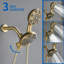 Ensemble de robinet de baignoire et de douche Ensemble complet de baignoire et de douche Ensemble de système de douche 2 en 1 avec douchette et bec de baignoire Ensemble de garniture de douche-102401913