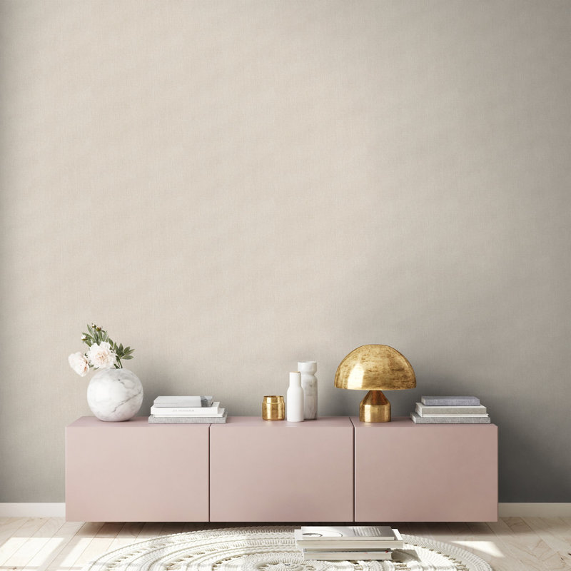 Rahnuma 10.05m x 53cm Matte Double Roll, Cream