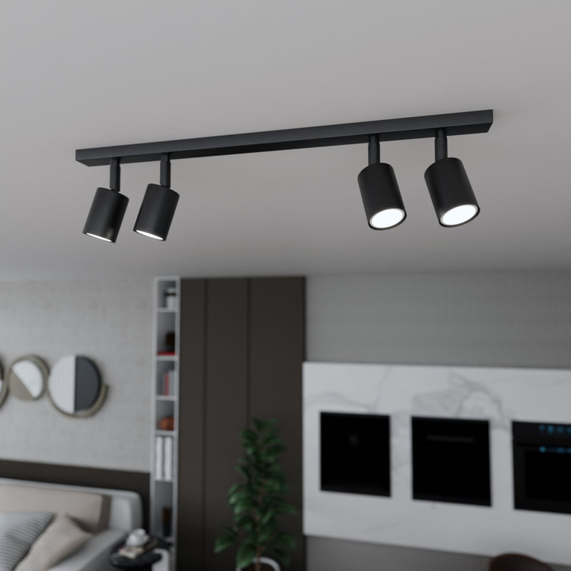 Marlyss Flush Mount, Black