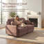 Canapé en chenille Cloud de 73,2 po avec coussins ronds Rumley-133415610