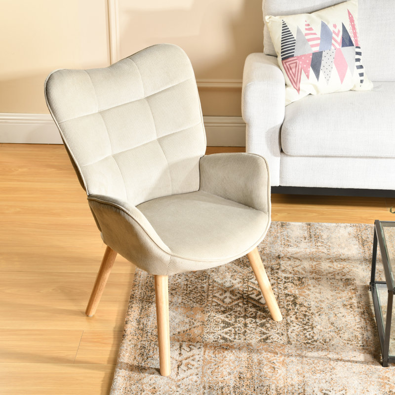 Garmon Upholstered Armchair, Grey