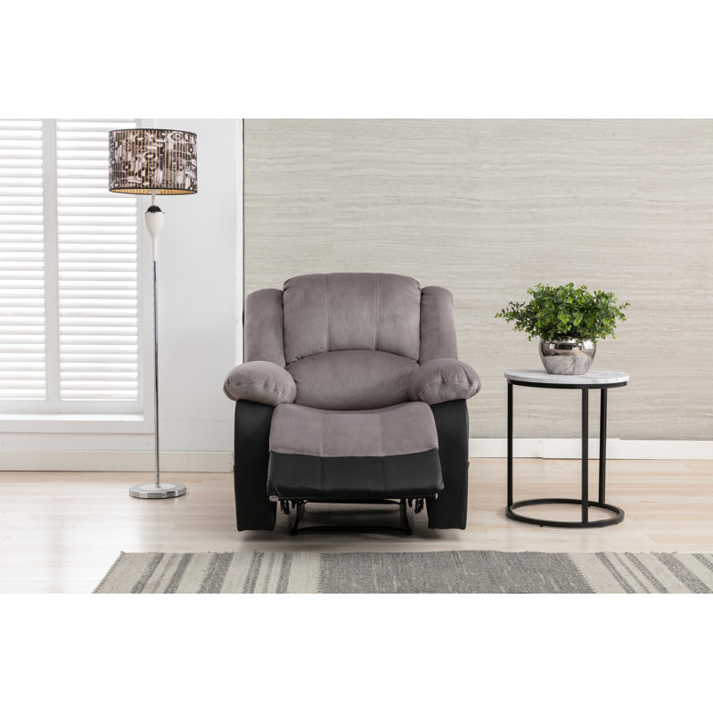 Fauteuil inclinable Alizzon, Mélange de polyester gris