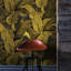 Golden Banana Leaves Wallpaper