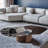 Creative light luxury marble coffee table-108960984