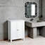 Armoire de rangement avec porte double et tablette réglable