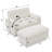 56" Oversized Loveseat Recliner With Storage Ottoman-346513908