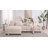 Cottie 111.8" W 3-Piece Reversible Corduroy Sectional-96766389