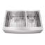 Évier de cuisine à double cuve avec robinet l 36 po x l 21 po-48864771