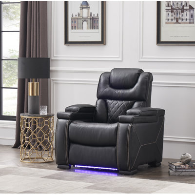 Valmont Prestige Leather LED Power Reclining Chair