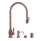 Pull Down Single Handle Kitchen Faucet with Side Spray