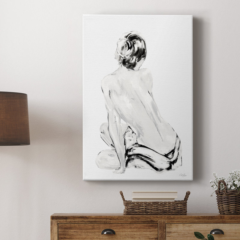 Impressionniste Soft Nude II - Cavas enveloppés de galerie, H 60 po x l 40 po