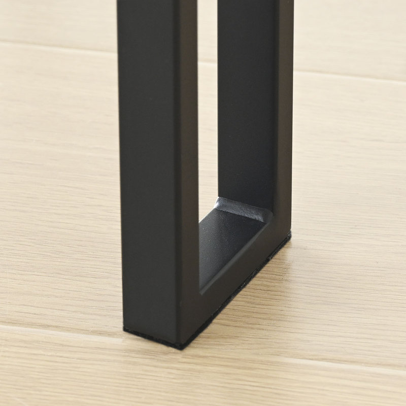 Banc de vestibule / salon 49 po, Velours brun