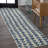 Maurisa Moroccan Triangle Geometric Cream/Navy Rug-1516384475