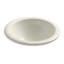 Compass® Ceramic Circular Dual Mount Bathroom Sink-1718860