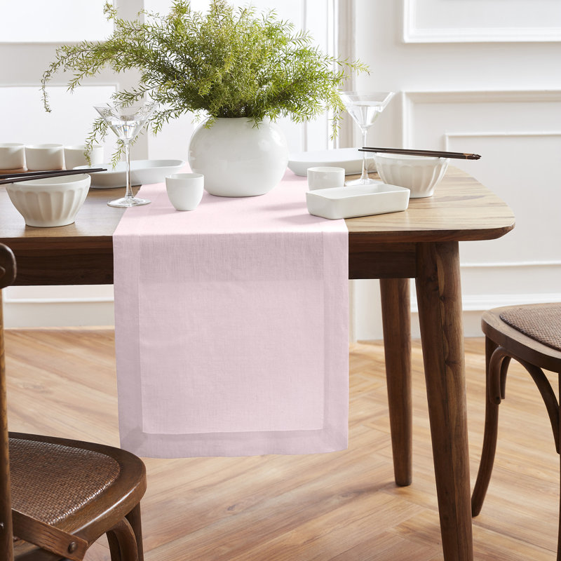 Sonoma - 100% Pure Linen Table Runner (Pre-Washed), 36" x 14", Cordovan