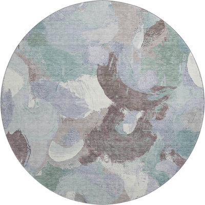 Premium Machine Washable Mouton Abstract Rug