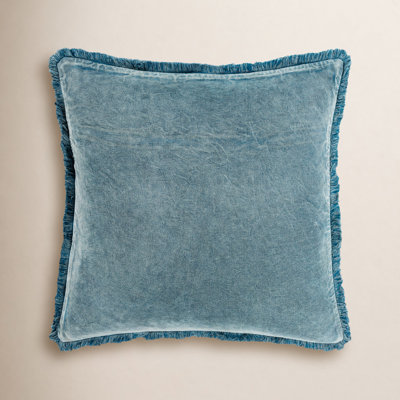 Steph Fringed Cotton Throw Pillow