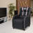 Costway Adjustable Padded Armrests and Reclining PC & Racing Game Chair-50562715