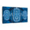 «Spiritual Hamsa Symbols», ensemble de 3 reproductions sur toiles par NirvanaDesigns