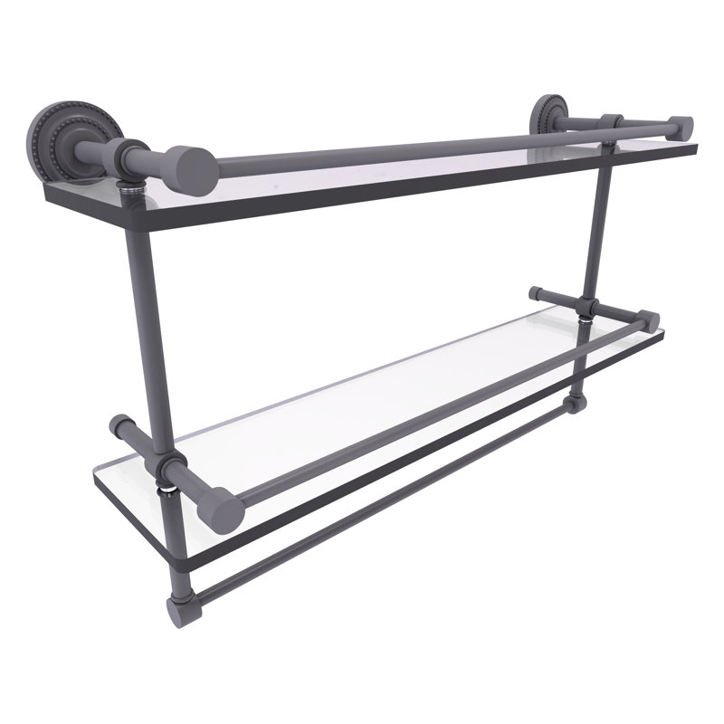 Étagère murale Marchmont, Gris mat, H 12 po x l 22 po x P 5 po
