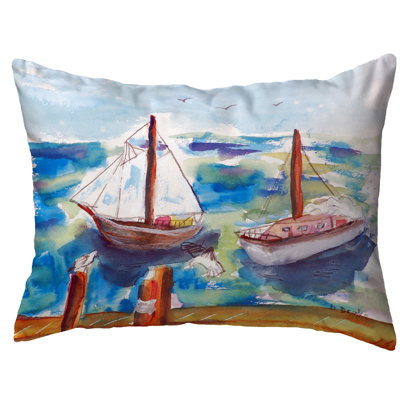 Outdoor Reversible Throw Pillow