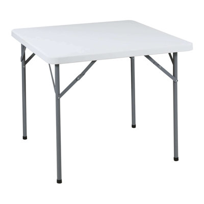 Arneisha 86cm Square Fold-in-Half Folding Table