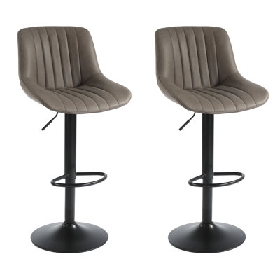 Aneli Height Adjustable Swivel Bar Stool
