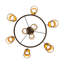48" Wide Cartier 9 Light Cascading Chandelier