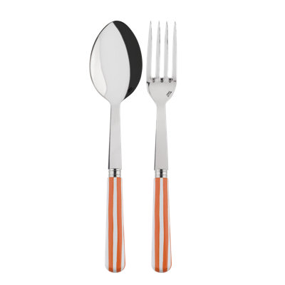 Sabre Paris - Serving Set White Stripe