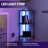 3 Tier Corner Shelf With LED Light,Bookcase For Small Spaces