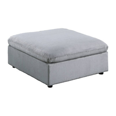 Joana Cocktail Ottoman, Corduroy, Modular Square 39 Inch