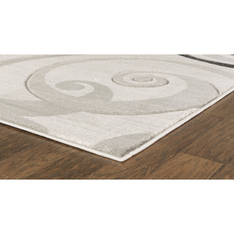 Mccrary Abstract Indoor Rug, Rectangle 5' x 7' 