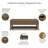 Drift Rectangular Coffee Table With Casters