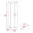 Halifax 2Door Rectangle Closet Pantry White-1224758110-1224758111