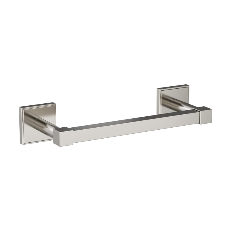Porte-serviettes mural 25,87 po Appoint, Noir mat, H 9,88 po x l 9,88 po x P 2,94 po