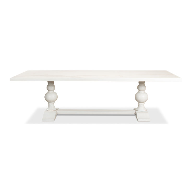 Dining Table, White, White