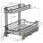 Matte Black Powder-Coated Steel Undersink Pull-Out Organizer with Plastic Accents-1090854790-1114757255