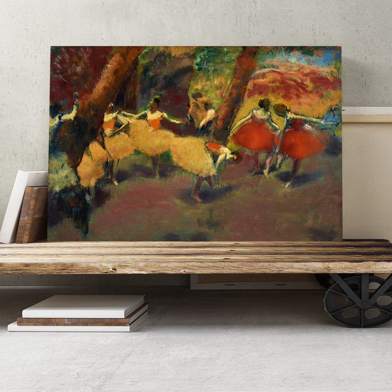 Before the Performance by Edgar Degas - Wrapped Canvas, 50cm H x 76cm W