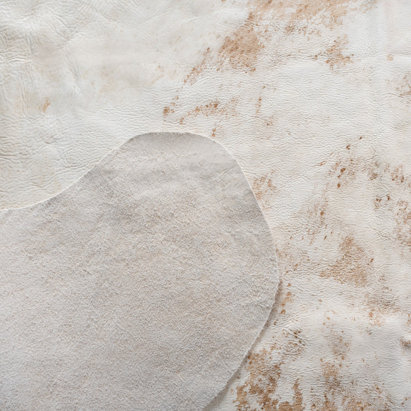 Lilly Cowhide Tan Area Rug